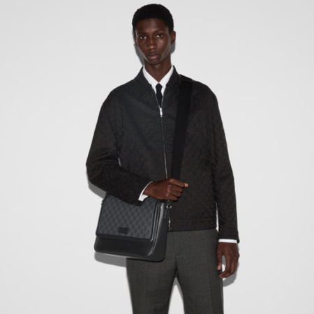 구찌 남성 GG 수프림 미디엄 크로스 백 - Gucci Mens GG Supreme Bag - gub5683x