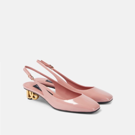 돌체앤가바나 여성 에나멜 슬링백 - Dolce&Gabbana Womens Enamel Slingback - dos5818x