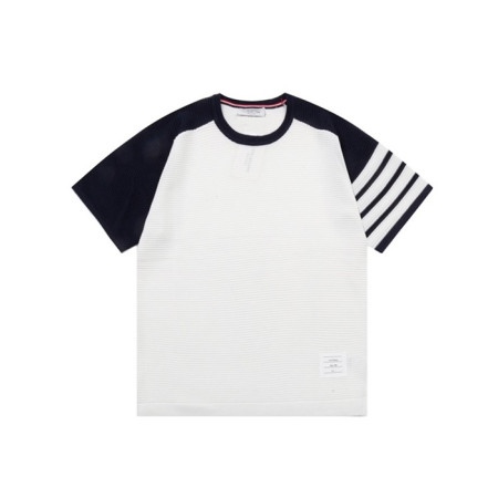 톰브라운 남성 라운드 반팔티 - Thom Browne Mens Round Tshirts - thc6883x