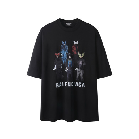 발렌시아가 남성 라운드 반팔 티셔츠 - Balenciaga Mens Round Tshirt - bac6938x