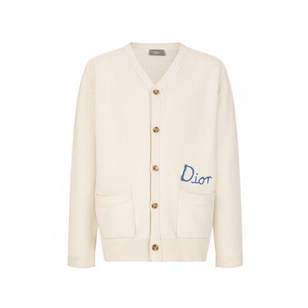 디올 남성 브이넥 가디건 - Dior Mens V-neck Cardigan - dic6945x