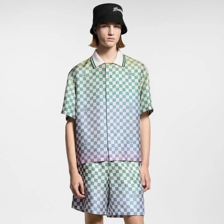 루이비통 남성 반팔 셔츠 - Louis vuitton Mens Polo Shirts - lvc6948x