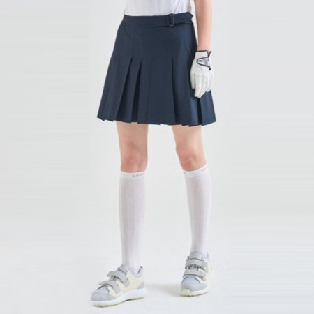 [LANVIN BLANC] 랑방블랑 여성 벨트 디테일 플리츠 퀼토르 팬츠 - gol1700x