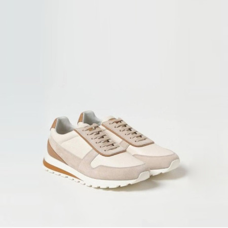 [당일배송] 브루넬로쿠치넬리 남성 프스킨 그레인 워시드 스웨이드 스니커즈 - dd1027x