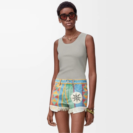 로에베 여성 라운드 나시 - Loewe Womens Round Sleeveless Top - loc6971x