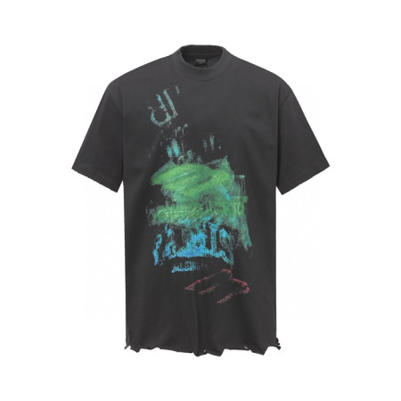 발렌시아가 남성 라운드 반팔 티셔츠 - Balenciaga Mens Round Tshirt - bac6979x