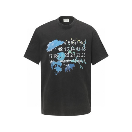 메종 마르지엘라 남성 라운드 반팔 티셔츠 - Maison Margiela Mens Round Tshirt - mac6983x