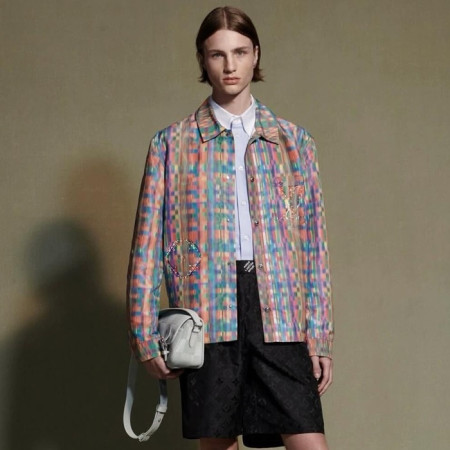 루이비통 남성 체크 셔츠 - Louis vuitton Mens Flanal Shirts - lvc6987x