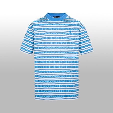 크롬하츠 남성 라운드 반팔티 - Chrom Hearts Mens Round Tshirt - chc6988x