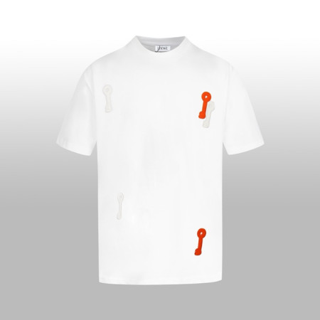 로에베 남성 라운드 반팔티 - Loewe Mens Round Tshirt - loc6991x