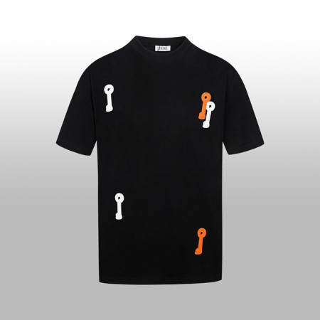 로에베 남성 라운드 반팔티 - Loewe Mens Round Tshirt - loc6992x