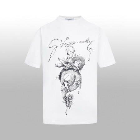 로에베 남성 라운드 반팔티 - Loewe Mens Round Tshirt - loc6995x