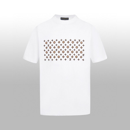 루이비통 남성 라운드 반팔 티셔츠 - Louis vuitton Mens Round Tshirt - lvc7003x