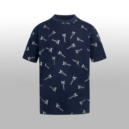 루이비통 남성 라운드 반팔 티셔츠 - Louis vuitton Mens Round Tshirt - lvc7006x