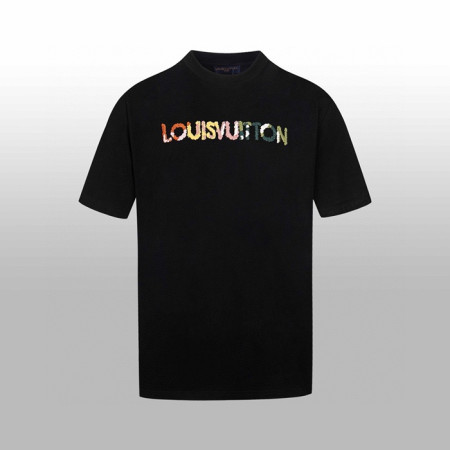 루이비통 남성 라운드 반팔 티셔츠 - Louis vuitton Mens Round Tshirt - lvc7008x