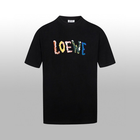 로에베 남성 라운드 반팔티 - Loewe Mens Round Tshirt - loc7010x