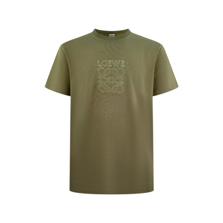 로에베 남성 라운드 반팔티 - Loewe Mens Round Tshirt - loc7024x