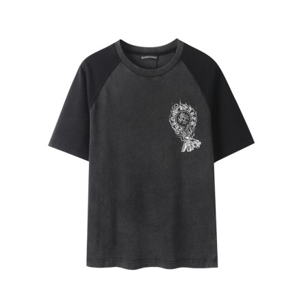 크롬하츠 남성 라운드 반팔티 - Chrom Hearts Mens Round Tshirt - chc7028x