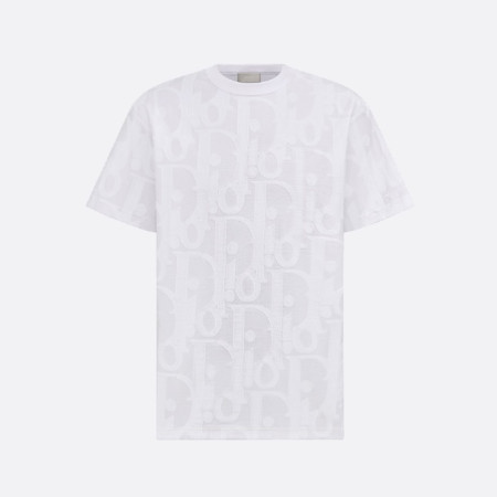 디올 남성 라운드 반팔 티셔츠 - Dior Mens Round Tshirt - dic7036x