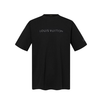 루이비통 남성 라운드 반팔 티셔츠 - Louis vuitton Mens Round Tshirt - lvc7045x