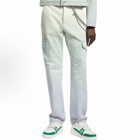 루이비통 남성 다미얼 청바지 - Louis vuitton Mens Damier Jeans - lvc7052x