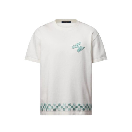 루이비통 남성 라운드 반팔 티셔츠 - Louis vuitton Mens Round Tshirt - lvc7053x