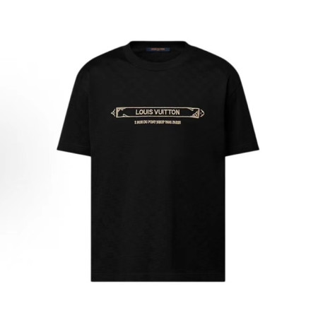 루이비통 남성 라운드 반팔 티셔츠 - Louis vuitton Mens Round Tshirt - lvc7058x