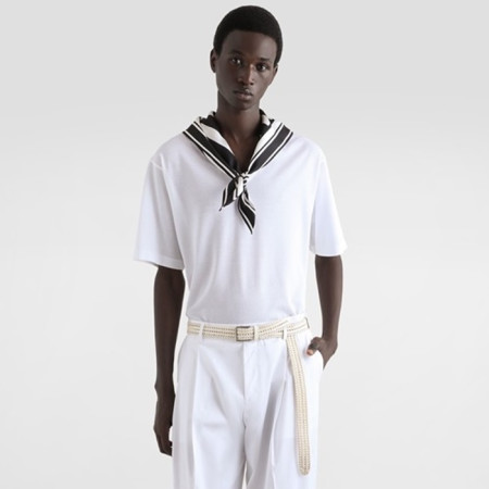 돌체앤가바나 남성 브이넥 반팔 티셔츠 - Dolce&Gabbana Mens V-neck Tshirt - doc7068x