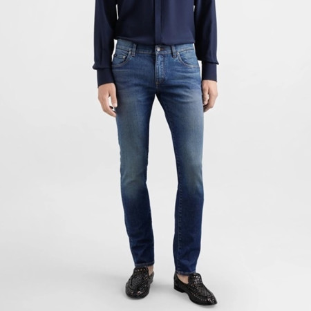 돌체앤가바나 남성 슬림 청바지 - Dolce&Gabbana Mens Slim Jeans - doc7073x