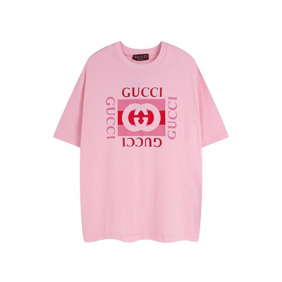 구찌 남성 라운드 반팔티 - Gucci Mens Round Tshirt - guc7090x