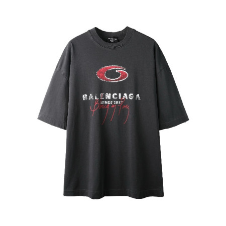 발렌시아가 남성 라운드 반팔 티셔츠 - Balenciaga Mens Round Tshirt - bac7159x