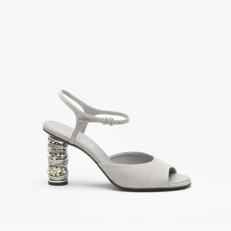 샤넬 여성 미들힐 슬링백 - Chanel Womens Middle Heel Slingback - chs6052x