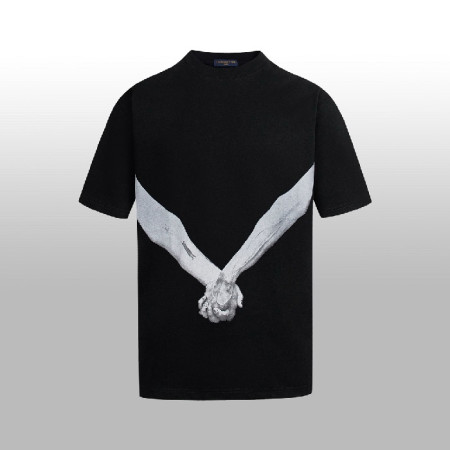 루이비통 남성 라운드 반팔티 - Louis vuitton Mens Round Tshirt - lvc7215x