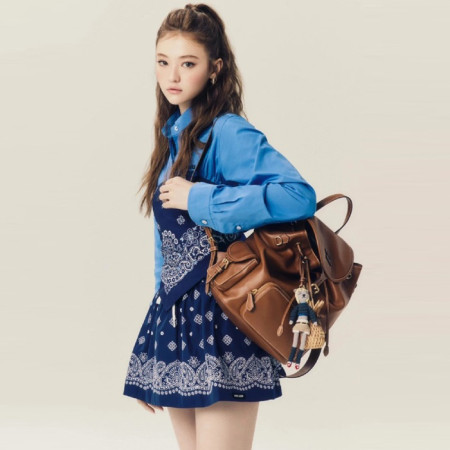 미우미우 여성 가죽 백팩 - MiuMiu Womens Leather Backpack - mib5852x