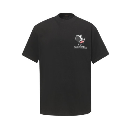 루이비통 남성 라운드 반팔 티셔츠 - Louis vuitton Mens Round Tshirt - lvc7240x