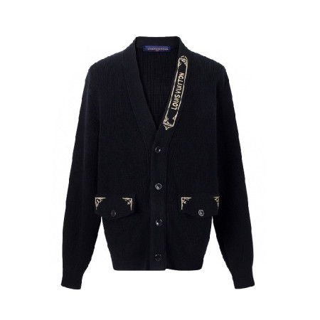 루이비통 남성 브이넥 가디건 - Louis vuitton Mens Cardigan - lvc7272x