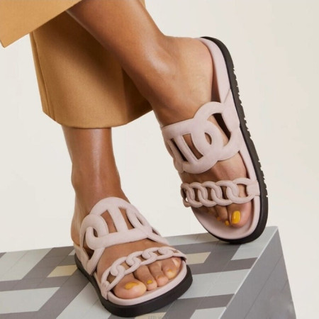 [당일배송] 에르메스 여성 샌들 엑스트라벨로아 로즈포세린 - dd1040x