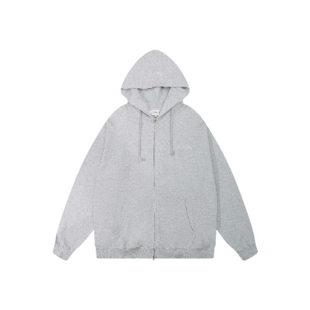 베트멍 남/녀 집업 후드티 - Vetements Unisex Zip-up Hoodie - vec7297x