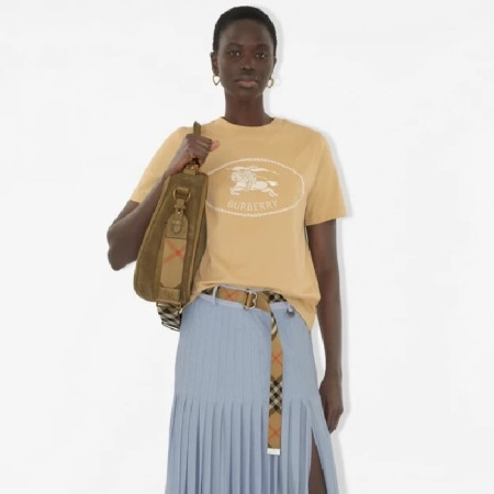 버버리 여성 반팔 티셔츠 - Burberry Womens Round Tshirt - prc7300x