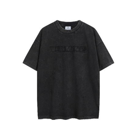 베트멍 남/녀 라운드 반팔 티셔츠 - Vetements Unisex Oversize Tshirt - vec7313x