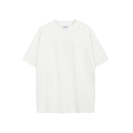 베트멍 남/녀 라운드 반팔 티셔츠 - Vetements Unisex Oversize Tshirt - buc7315x