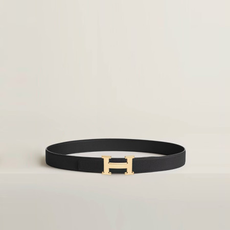 에르메스 남성 H Striee 버클 리버서블 벨트 - Hermes Mens H Striee Buckle Reversible Belt - bel241x