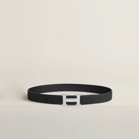 에르메스 남성 H Striee 버클 리버서블 벨트 - Hermes Mens H Striee Buckle Reversible Belt - bel242x
