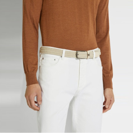 에르메네질도 제냐 남성 레이온 벨트 - Ermenegildo Zegna Mens Rayon Belt - bel273x