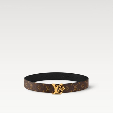 루이비통 남성 LV 플라워 리버시블 벨트 - Louis vuitton Mens LV Flower Reversible Belt - bel279x