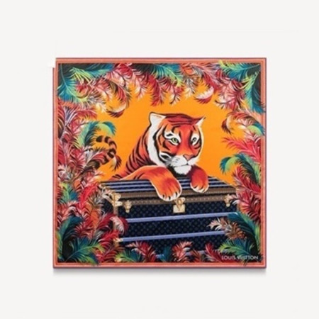 루이비통 여성 프레셔스 타이거 스퀘어 90 - Louis vuitton Womens Precious Tiger Square 90 - acc5834x