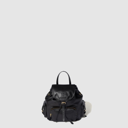 미우미우 여성 가죽 백팩 - MiuMiu Womens Leather Backpack - mib5870x