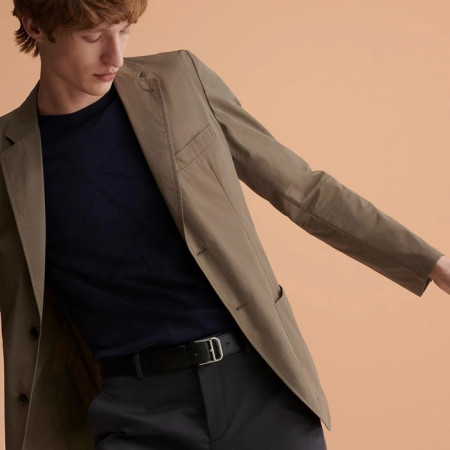 에르메스 남성 로메인 35 버클 벨트 - Hermes Mens Romain 35 Belt - bel299x