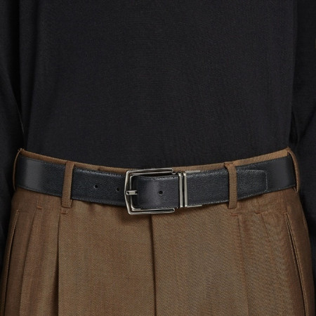 에르메네질도 제냐 남성 리버서블 레더 벨트 - Ermenegildo Zegna Mens Reversible Leather Belt - bel315x