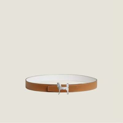 에르메스 남성 Punache 홀스 버클 리버서블 벨트 - Hermes Mens Punahche Buckle Reversible Belt - bel317x